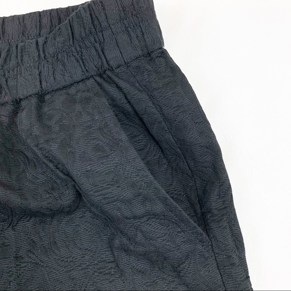 J crew 3 inch Floral Jacquard Pull On Shorts black - Picture 4 of 14
